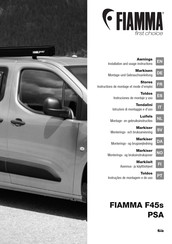 Fiamma F45s 260 PSA Instruciones De Montaje Y Uso