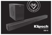 Klipsch REFERENCE RSB-14 Manual Del Usuario