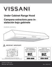 Vissani QR254 Serie Manual Del Usuario