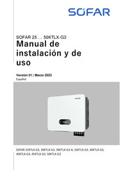 Sofar 30KTLX-G3-A Manual De Instalación Y De Uso