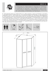 ML MEBLE BEST 01 Instrucciones De Montaje