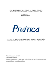 Pratica klimaquip CSA600AL Manual De Operación Y Instalacion