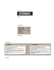 Everbilt SCN250-LQ Guía De Uso
