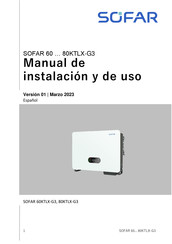 Sofar 60KTLX-G3 Manual De Instalación Y De Uso