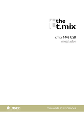 thomann the t.mix xmix 1402 USB Manual De Instrucciones