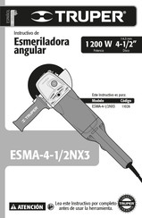 Truper ESMA-4-1/2NX3 Instructivo