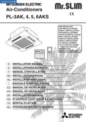 Mitsubishi Electric Mr. SLIM PL-4AKS Manual De Instalación