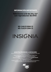 Insignia NS-24LD100A13 Manual Del Usuario