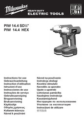 Milwaukee PIW 14.4 SD 1/2 Instrucciones De Uso