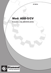 Diamond ADD-5/CV Manual De Instalación, Uso Y Mantenimiento