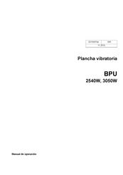 Wacker Neuson BPU 2540W Manual De Operación