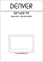 Denver LED-2251DVBT Manual Del Usuario