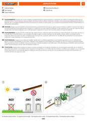 claber AQUALUX SYSTEM Guía De Uso