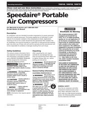 Speedaire 1NNF4B Manual De Instrucciones De Operación