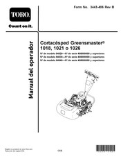 Toro Greensmaster 1021 Manual Del Operador