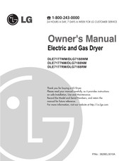 LG DLE7177WM Manual Del Propietário