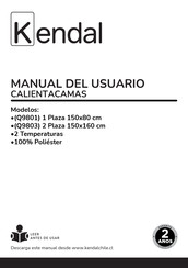 Kendal Q9803 Manual Del Usuario