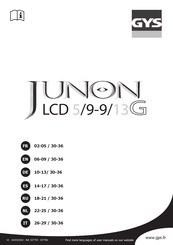 GYS JUNON LCD 5/9-9/13 G Manual Del Usuario