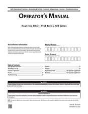 Cub Cadet RT 65 Manual Del Operacion