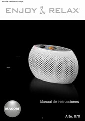 MACOM Enjoy Relax 870 Manual De Instrucciones