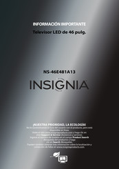 Insignia NS-46E481A13 Manual Del Usuario