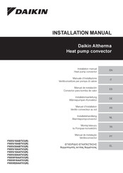 Daikin FWXV15AATV3 Manual De Instalación