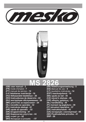 Mesko MS 2826 Manual De Uso