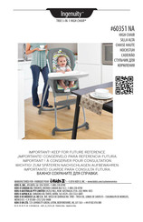 Kids II ingenuity TRIO 3-IN-1 HIGH CHAIR 60351 NA Manual Del Usuario