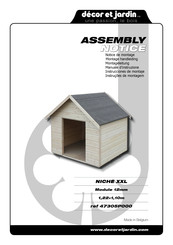 Décor et Jardin NICHE XXL Instrucciones De Montaje