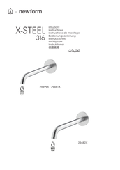 newform X-STEEL 316 29499 Serie Instrucciones