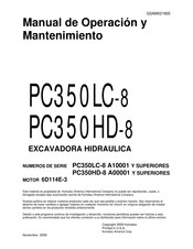Komatsu PC350HD-8 Manual De Operación Y Mantenimiento
