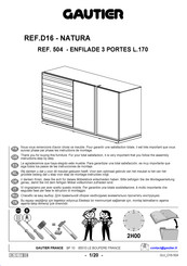 Gautier D16 Manual Del Usuario