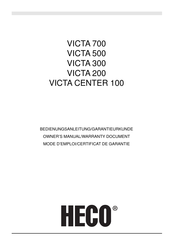 Heco VICTA 200 Manual Del Usuario