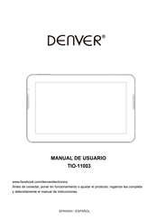 Denver TIO-11003 Manual De Usuario