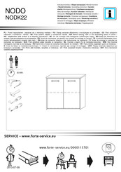 Forte NODO NODK22 Montaje