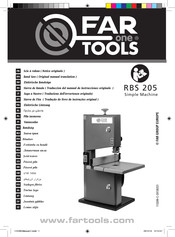 Far Tools RBS 205 Traduccion Del Manual De Instrucciones Originale