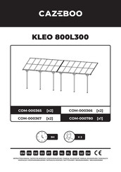 CAZEBOO KLEO 800L300 Instrucciones De Instalación