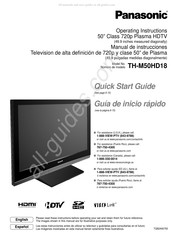 Panasonic TH-M50HD18 Manual De Instrucciones