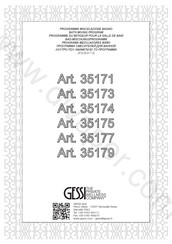 Gessi 35179 Manual Del Usuario