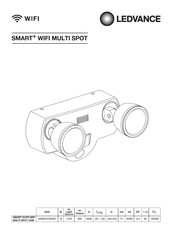 Ledvance SMART+ WIFI MULTI SPOT Manual Del Usuario