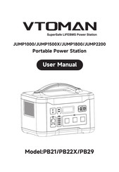 VTOMAN JUMP1500X Manual Del Usuario