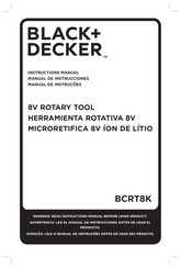 Black and Decker BCRT8K Manual De Instrucciones