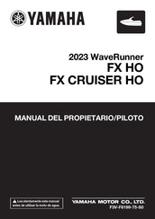 Yamaha WaveRunner FX HO 2023 Manual Del Propietario/Piloto