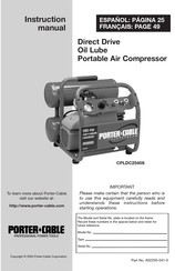 Porter Cable CPLDC2540S Manual De Instrucciones