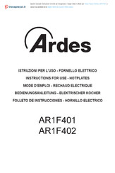 ARDES AR1F402 Folleto De Instrucciones