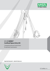 MSA V Serie Instrucciones