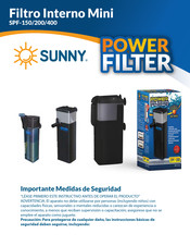 Sunny Aquarium POWER FILTER SPF-200 Manual De Instrucciones