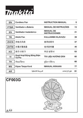 Makita CF003G Manual De Instrucciones