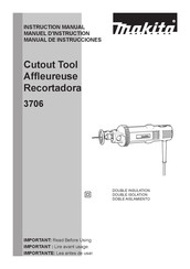 Makita 3706 Manual De Instrucciones