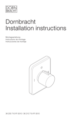 Dornbracht 36 210 710-FF 0010 Instrucciones De Montaje